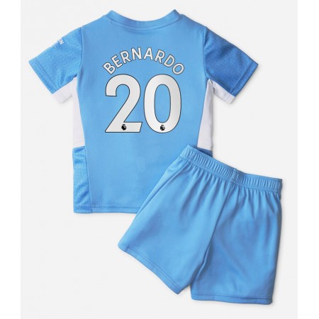 Billiga Fotbollströjor Manchester City Bernardo Silva 20 Barn Hemma tröja 2021/22 Kortärmad 